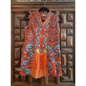 Rain &Rainbow Flowy sleeveless shirt